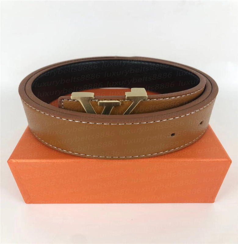 

Designer Belt Luxury Womens Mens Belts Fashion Classical Bronze BiG Smooth Buckle Real Leather Strap 3.8cm Black Color, Width 3.8cm with gift box