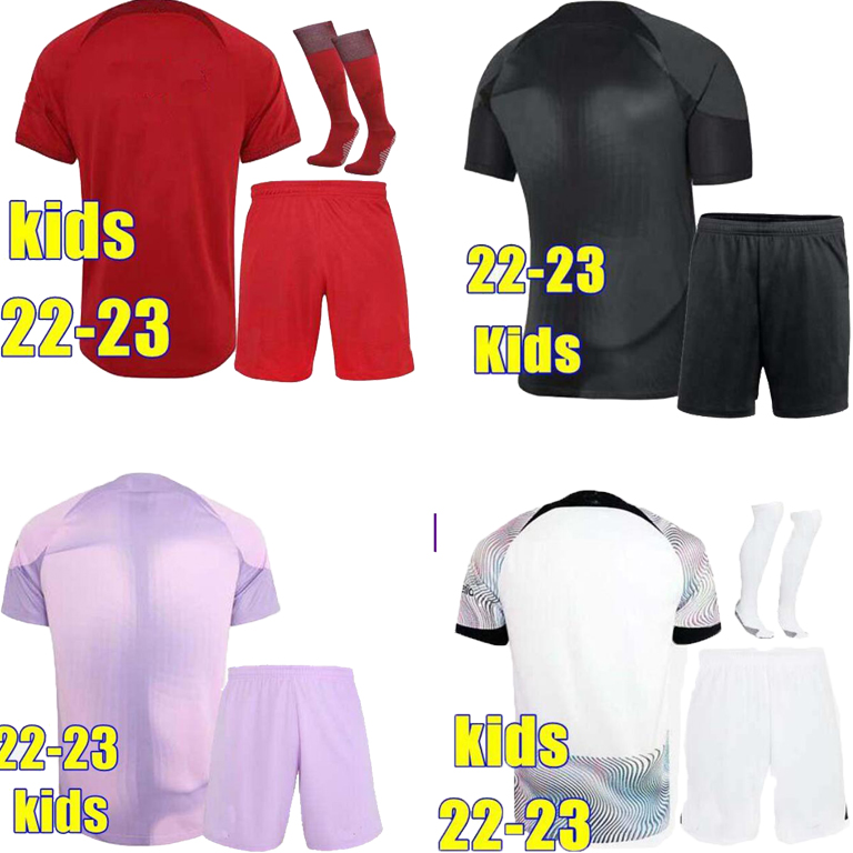 

22 23 kids kit Luis Diaz soccer jerseys A.BECKER DIOGO J ALEXANDER ARNOLD Elliott THIAGO DARWIN HENDERSON Carvalho 2022 2023 home Away third football shirt, Red