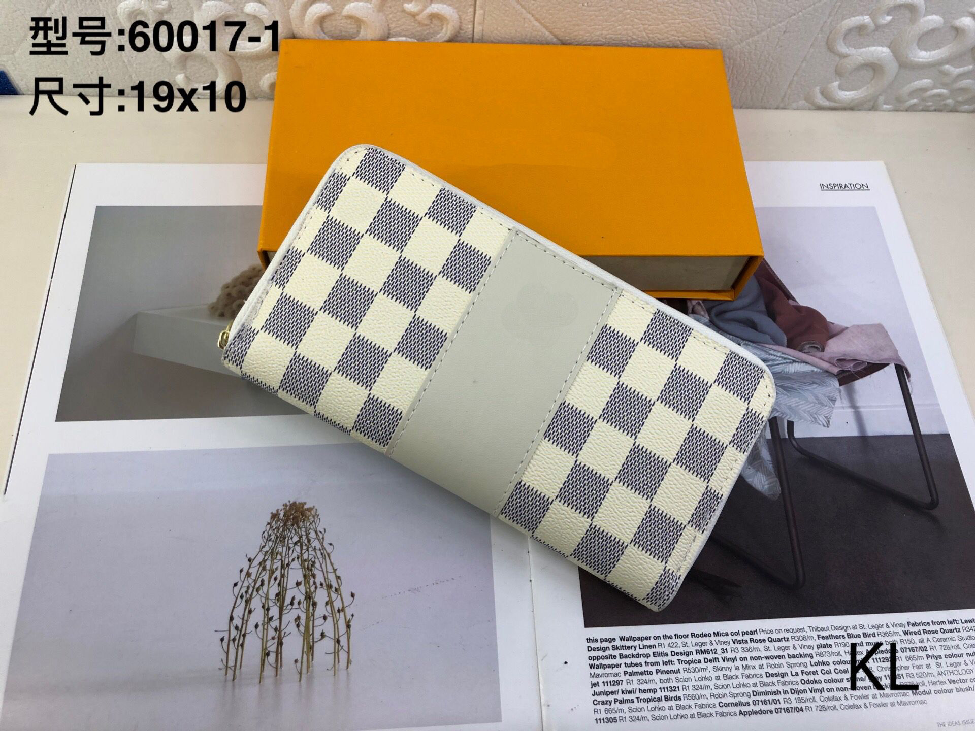 

women wallets fashion designers Luxury purse cluth top quality brand men's wallet classic passport card holder Wholesale #60017-1 White Damier BOX Old Flower 19CM