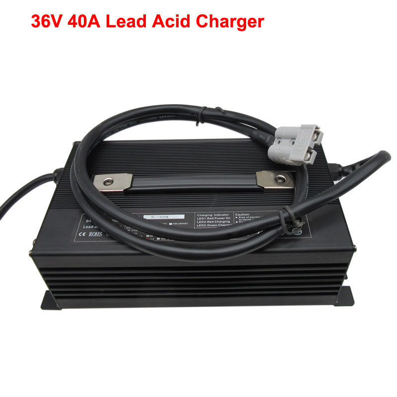 

2000W 36V 40A Lead Acid Battery Charger Output 44.1V 40A For 36 V Ebike Forklift Touring Car RV Motorcycle Charger