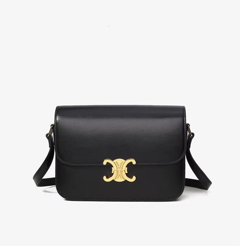 

Net red lisa one-shoulder messenger bag new same style Arc de Triomphe women's bag small square bag fashion, Black