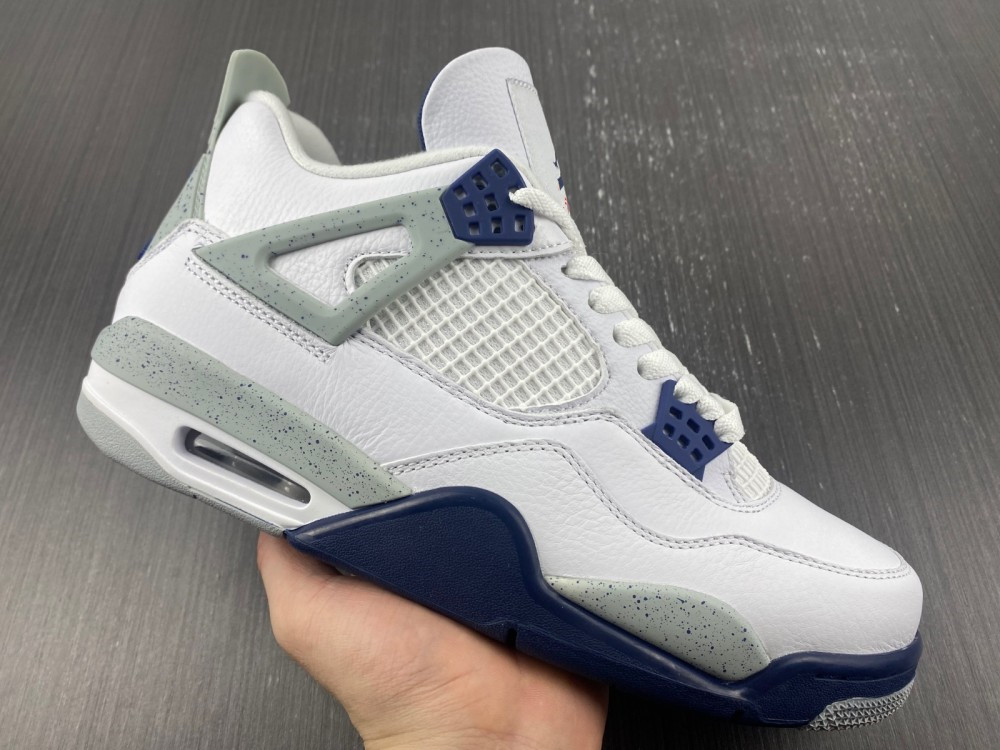 

4s jumpman basketball shoes man sneakers Midnight Navy DH6927-140 Have large size 12-13 with Double box, Blue
