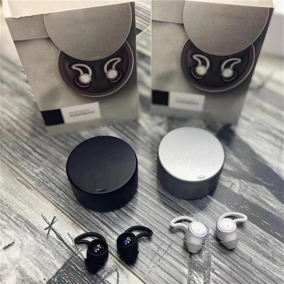 

Sleep Buds Headset Mini Wireless Bluetooth Earphone TWS Headsets Brand Headphone Earbuds with Box Black Silver 2Colors212W245Z