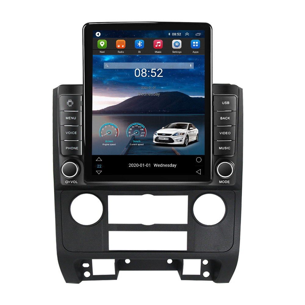 

GPS Radio 9 Inch Android Car Video Navigation System for Ford Escape 2007-2012 Head Unit with Bluetooth Rearview Camera USB Wifi