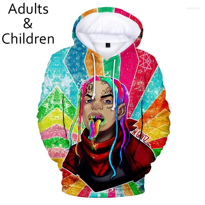 Sweats à capuche pour hommes Classique 6IX9INE 3D Hommes Femmes Sweat Harajuku Enfants Sweat à capuche Garçon Fille Pulls Imprimer Chaud