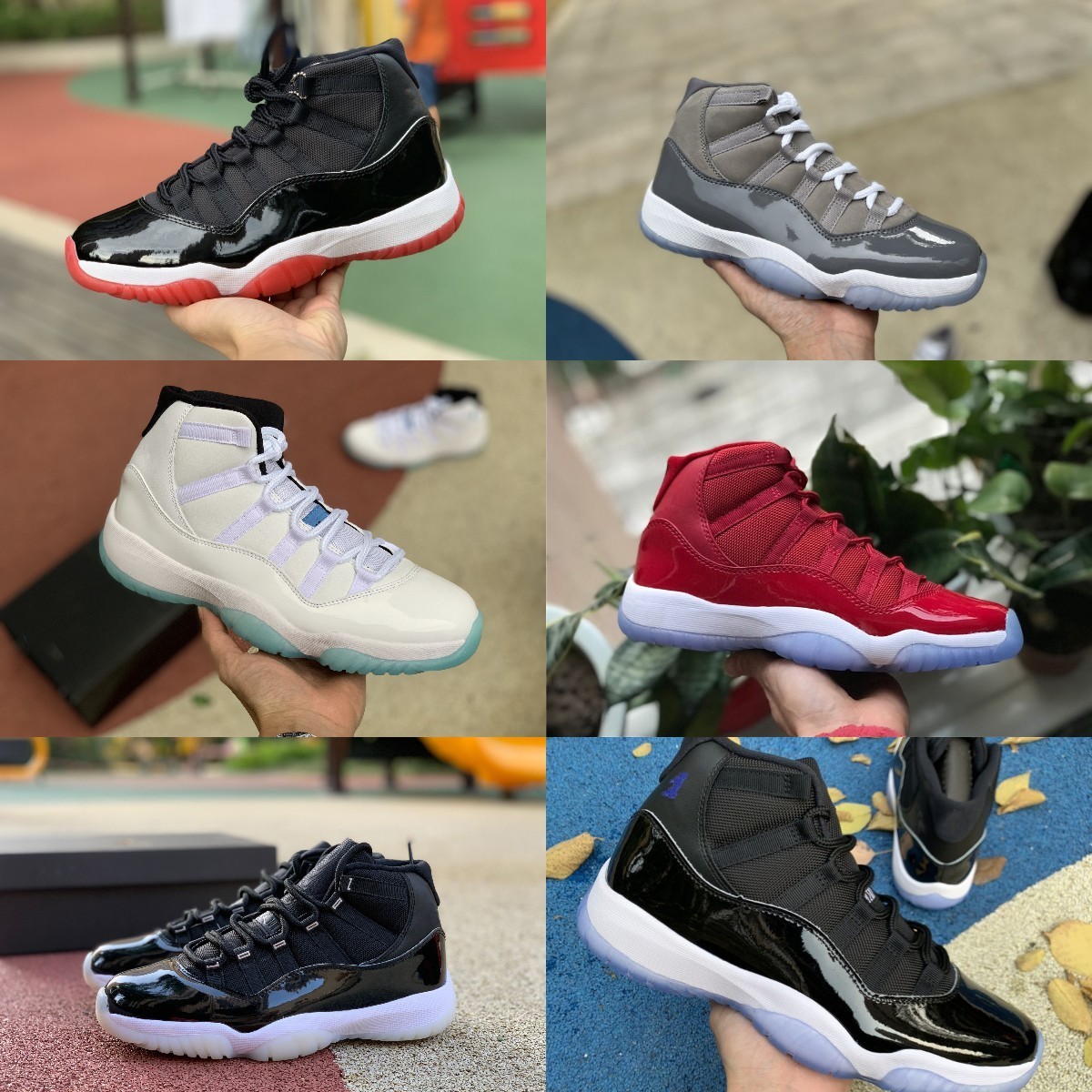 

TOP Quality Jubilee 11 11s High Basketball Shoes Jumpman COOL GREY Legend Blue Space Jam Gamma BluePlayoffs Bred Concord 45 Low Columbia White Red Sports Sneakers M58, Please contact us