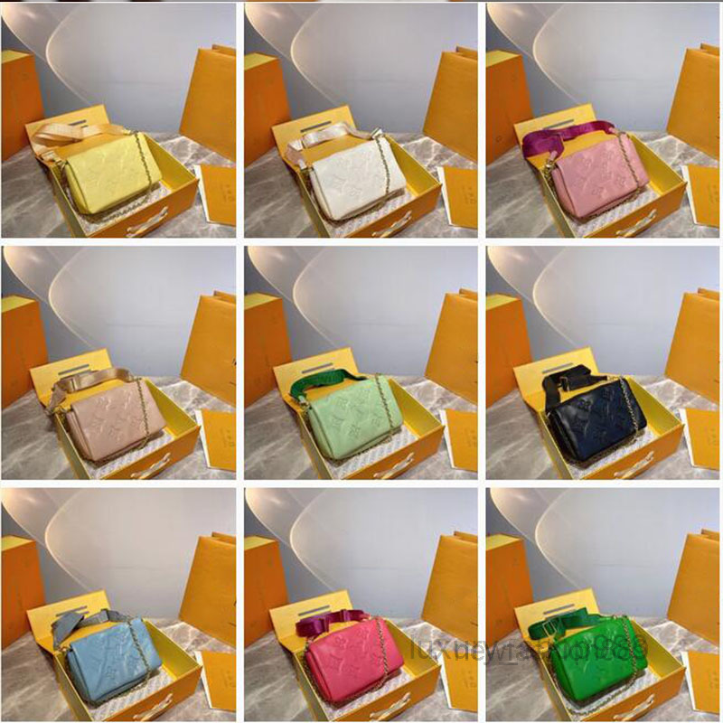 

5A Envelope Shoulder Bags Designer Bag Chain Purse Women Handbag Crobody Saffiano Luxury Small s Shinny Leather Girl Green Men Handbags Silve