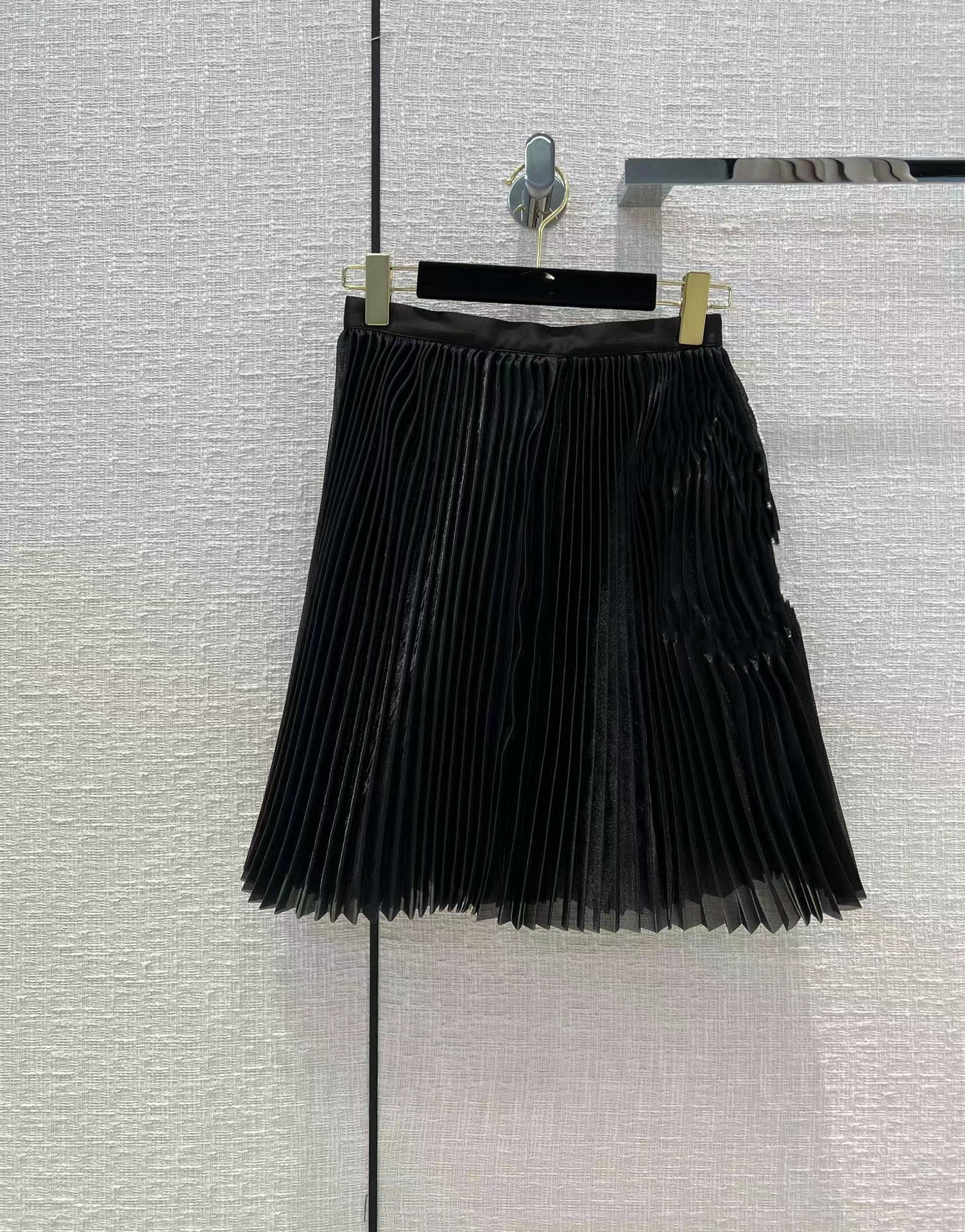 

2022 New Autumn Winter Luxury Designer Skirts Fashion A Skirts Women' Brand Same Style Dress 0828-1, Black