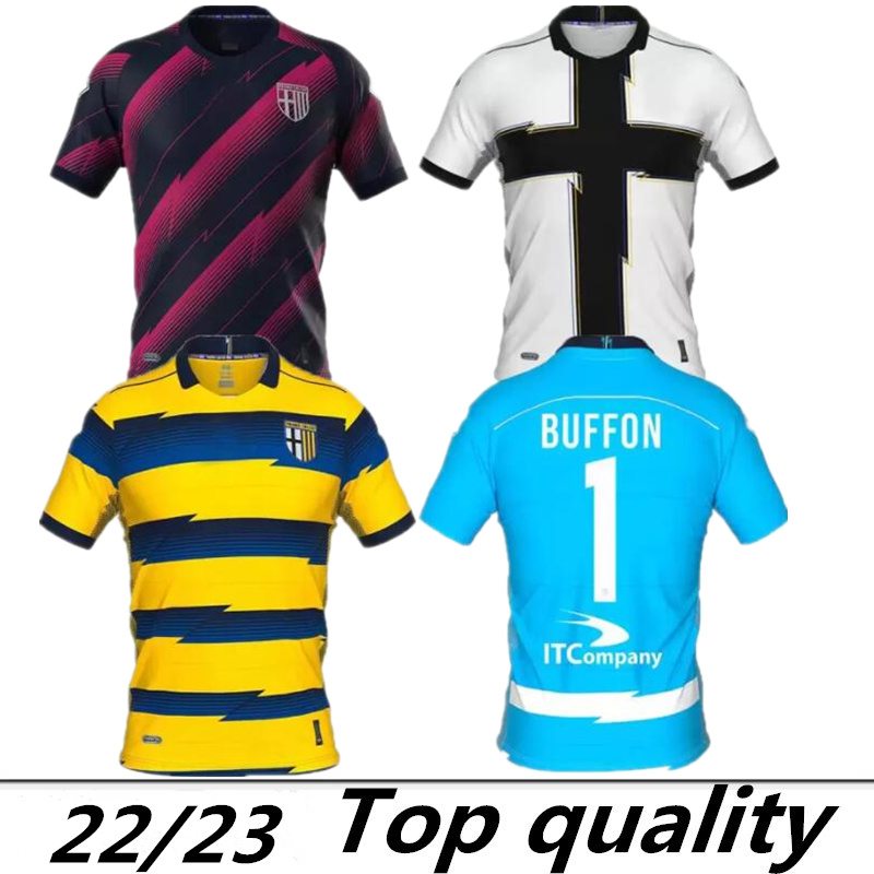 

22/23 Parma home away Soccer Jersey BUFFON INGLESE MIHAILA KARAMOH ALVES GERVINHO KURTIC GRASSI CORNELIUS 2022 2023 BUFFON goalkeeper SILIGARDI football shirt