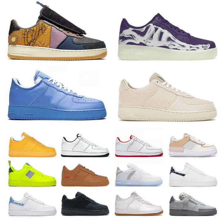 

Airforces 1 sandals Designer casual shoes For Mens Womens Paisley Black Cactus Jack Air Beige Force White Gum Mca Utility Volt Triple Black running sneakers, Please contact us