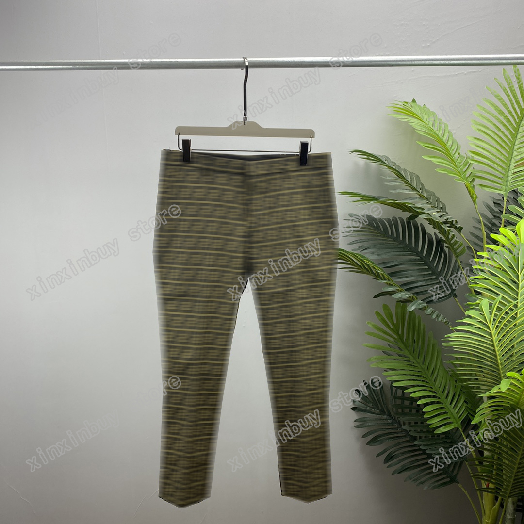 xinxinbuy Men Women Designers Pant Jacquard letter long sleeve Nylon Streetwear green black red S-XL-image-796186354