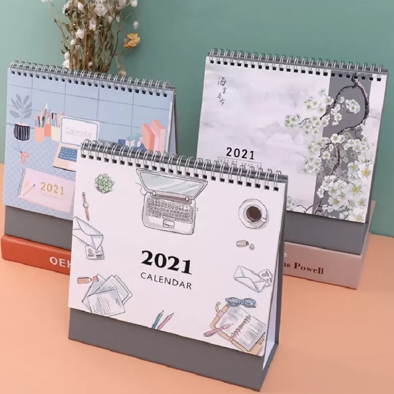 

Custom Logo Desk Wall Calendar Provide Design Draft Customization European and American International Holiday Notes Memo Pad