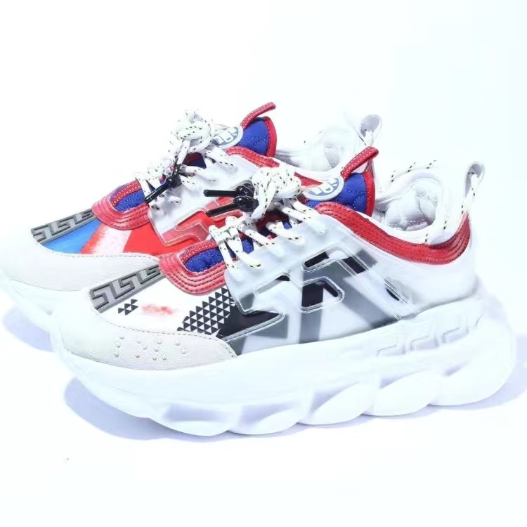 

Italy reflective height chain reaction sneakers Casual Shoes triple black white multi-color suede red blue yellow fluo tan men women Trainers 36-45 03