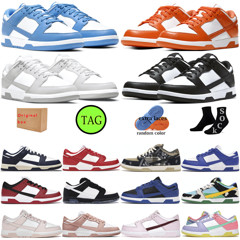 

OG with box shoes low designer Panda Black White University Blue Coast Syracuse men trainers sports sneakers runners size 36-45, #35 goldenrod