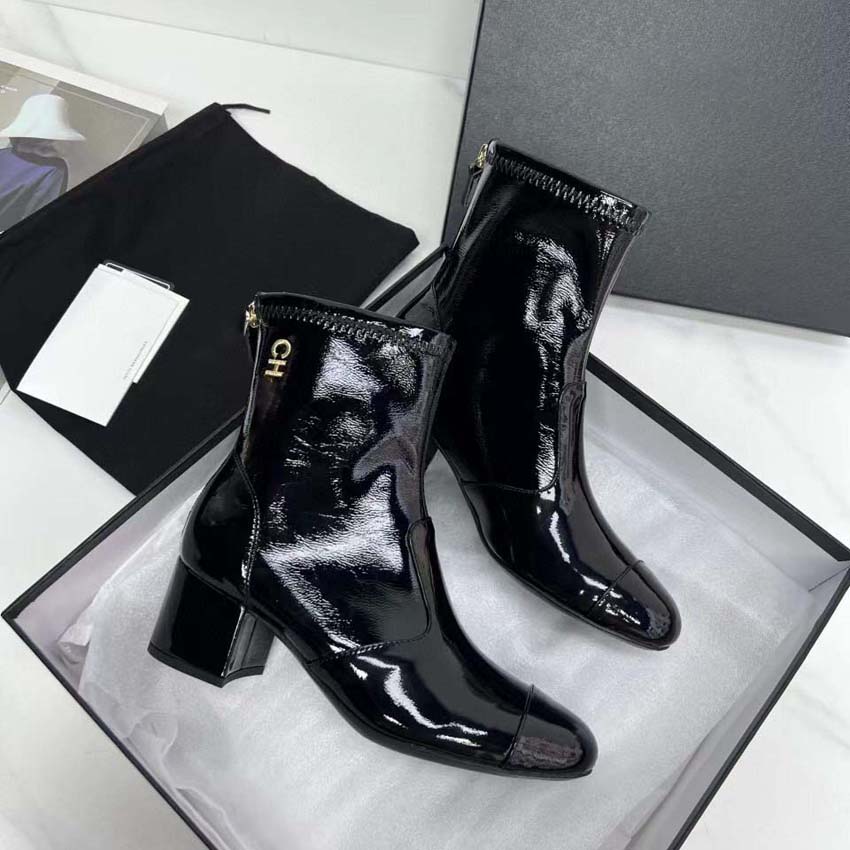 

designer Fashion Women Martin Boots Cowskin Leather High end top level quality Knight Boot laces Adjustable zipper opening Black Ladies Outdoor Bootie, #box