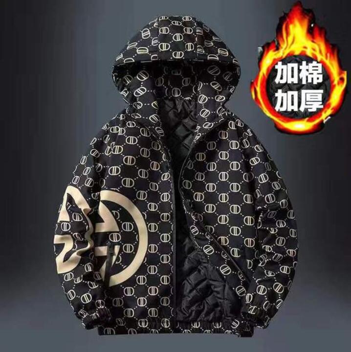 New Autumn Winter Cotton Hoodied Jackets Mens Sweatshirt Solid Hoody Fleece Thick Hoodies Men Sportswear Zipper Sweatshirts Men S-5XL