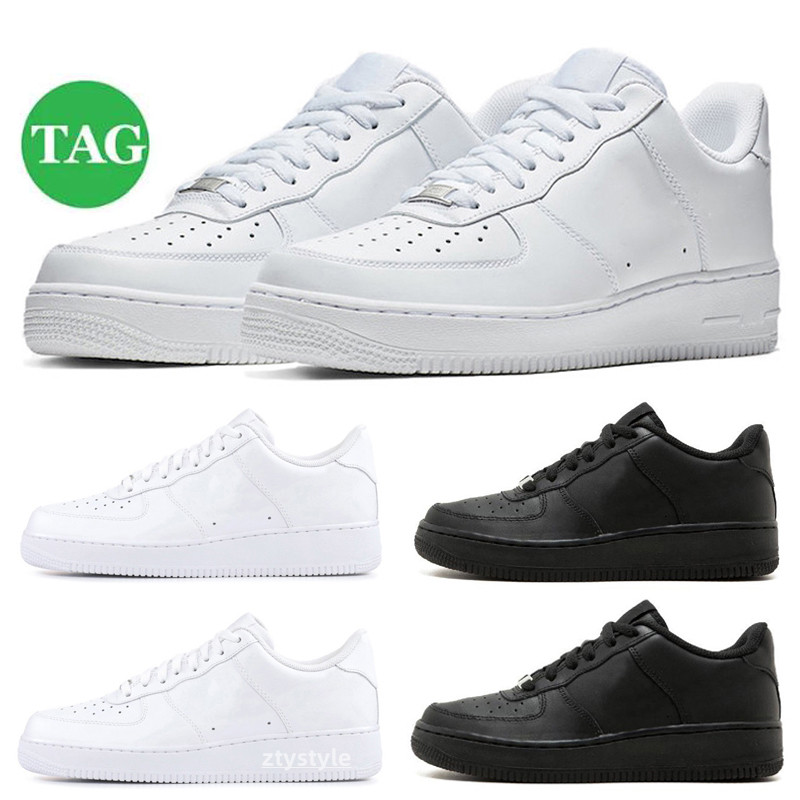 

One 1 Running Shoes For Men Women Black White Pink Mens Sneakers Ones High Low Cut Wheat Brown Trainers 36-45 C13 2023, Box