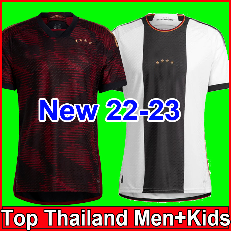 

22 23 HUMMELS Soccer Jersey Fans Player Version 2022 2023 KROOS GNABRY WERNER DRAXLER REUS MULLER GOTZE Football Shirt Germanies Men Kids Kit set uniforms, Player 23 home