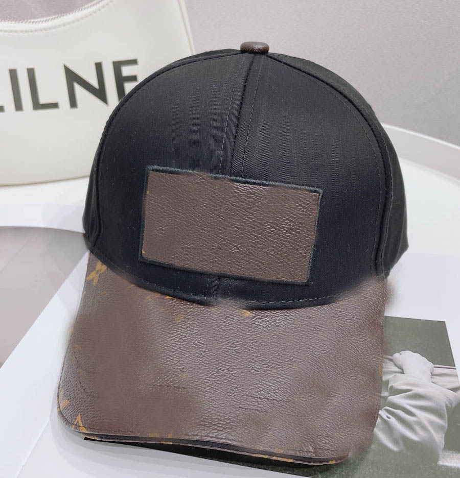 

23ss 3colors Hat Luxury Designers Hats Classic Style for Men and Women Fashion Baseball Cap Simple Leisure Sun Visor Cap Duck Tongue Caps, Black
