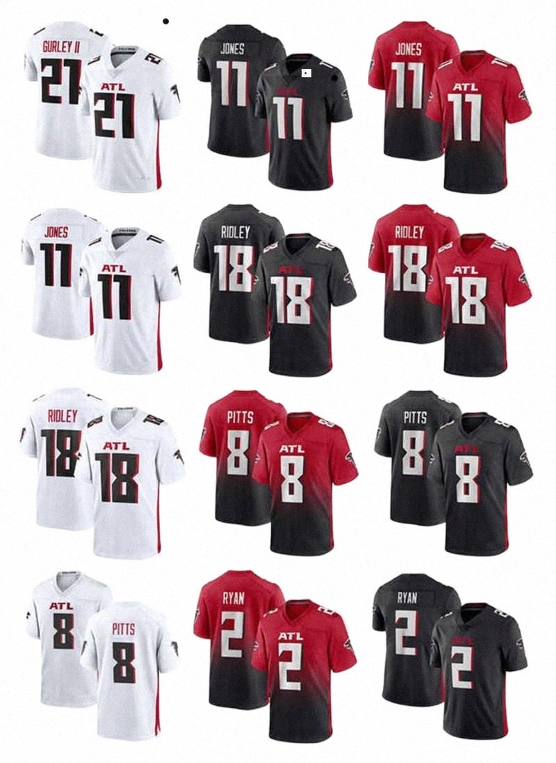 

Soccer Sets/Tracksuits football Jerseys custom Atlanta''Falcons''Men women youth 11 Julio Jones 8 Kyle Pitts 97 Grady Jarrett 2 Matt Ryan II 18 Calvin''Ridley Footba 21It#, Color