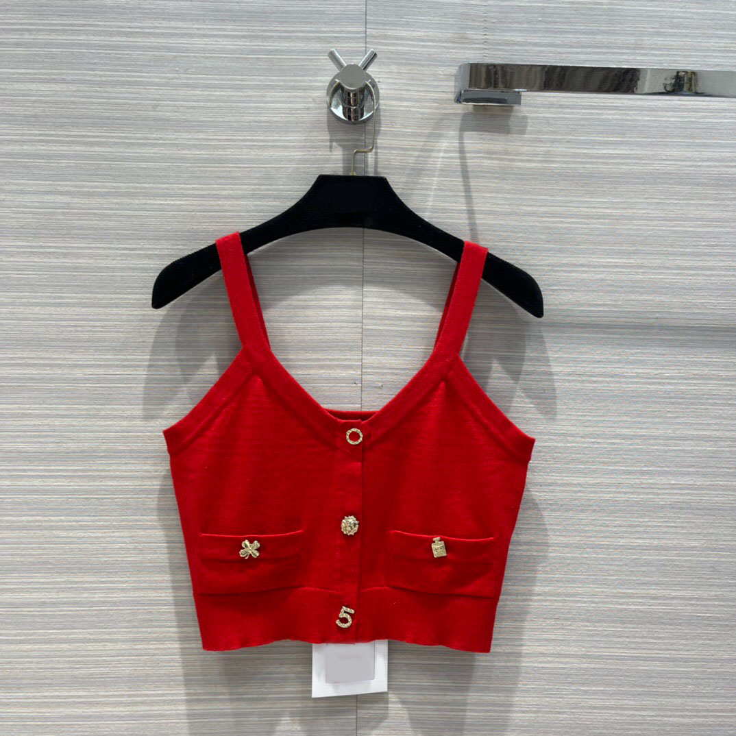 

2022 fashion Women' Knits sleeveless solid tops casual lady tank, Pink