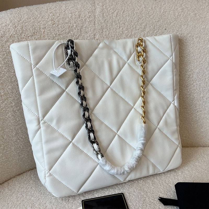 

Women's Luxury Designer Shoulder Bags Fashion Top Leather Tote Bag Classic Quilted High Quality Multi-functional Large Capacity Shopping Bag Factory Direct Sale, Blue