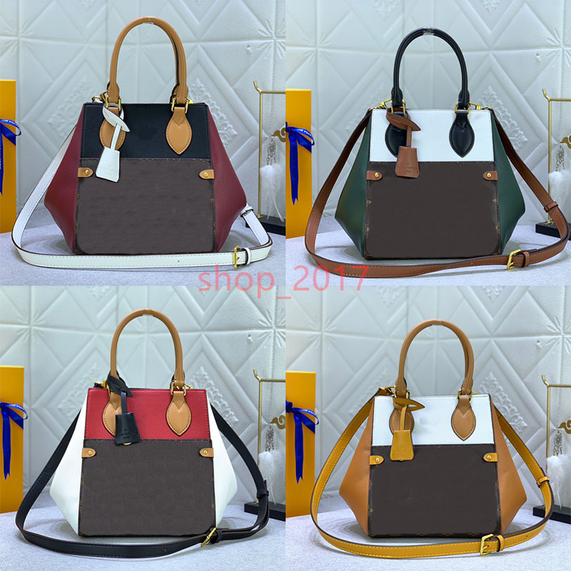 

HH Womens Luxurys Fold Tote Shoulder Bag Toron Handle Magnetic Flap Handbag leather Jacquard Strap Crossbody Bags M45376 M45388 M45389 M45409, Add additional fee