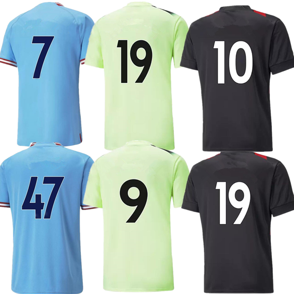 

22 23 HAALAND ALVAREZ soccer jerseys 2022 2023 GREALISH FODEN STERLING football shirt DE BRUYNE GESUS BERNARDO MAHREZ RODRIGO men kids kits