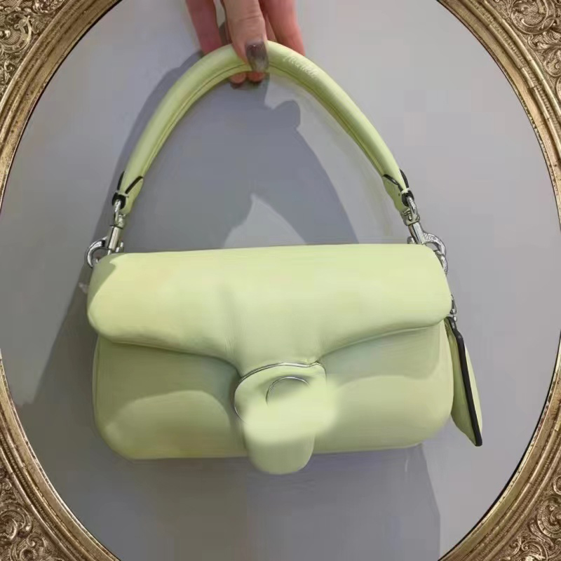

Classic Design Ladies Pillow Shoulder Bag White Soft Flap Tote Designer Fashion Small Leather Crossbody Bags women's dgd, Grey