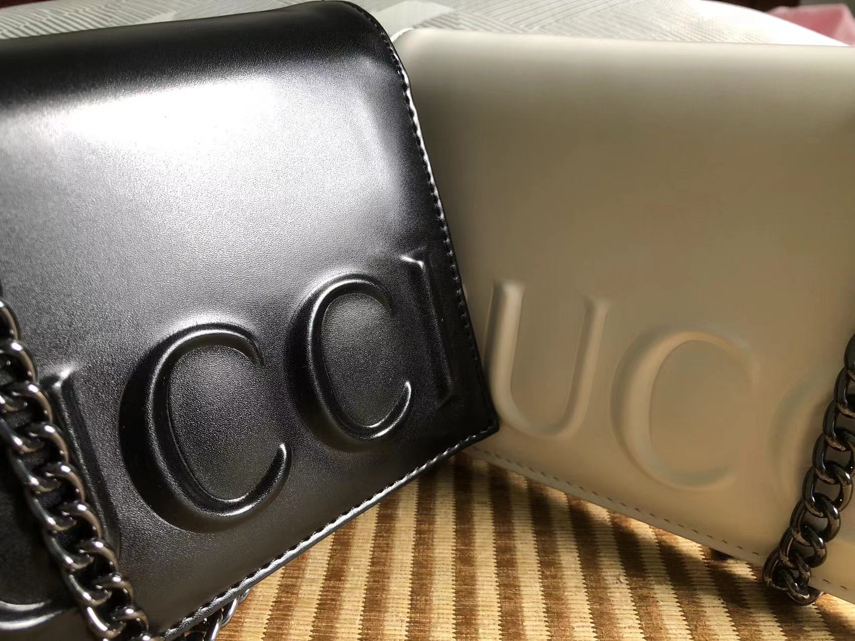 

Italian luxury bag American British Fashion Wallet lady brabd fashion excellent black white ucci hand bags small Satchel