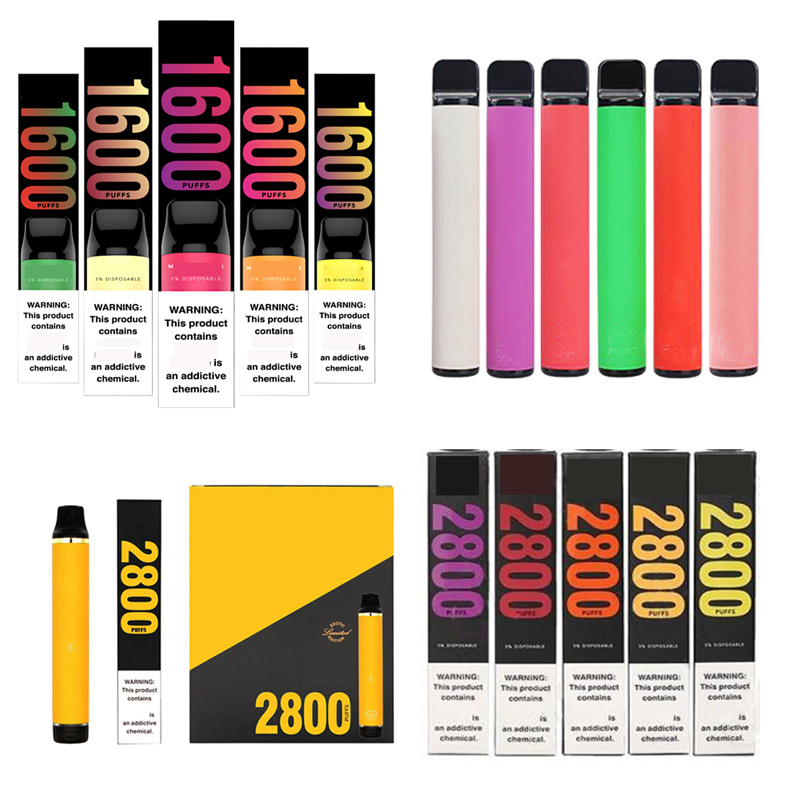 

ZOOY VAPE VAPUFF E Cigarettes 800 1600 2800 Puffs Disposable Vapes Pen Prefilled 3.2ml 5% puffbars vaper desechables cigarette