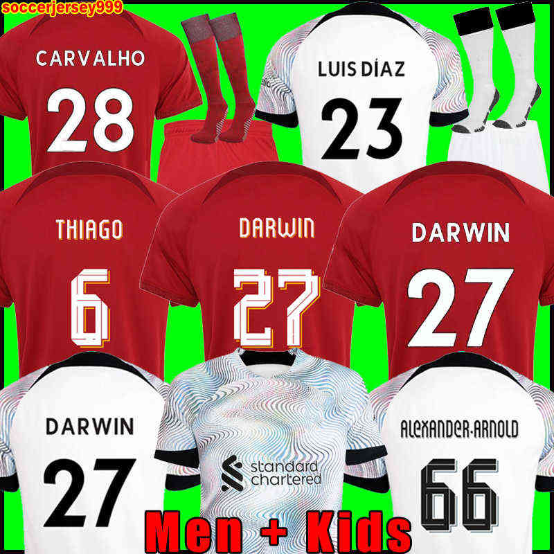 

Soccer Jerseys 22 23 season soccer jersey 2022 2023 DARWIN Carvalho Mohamed Diogo KEITA Luis DIaz football shirt men kids kit uniforms Fabi, 22/23 men home + patch2