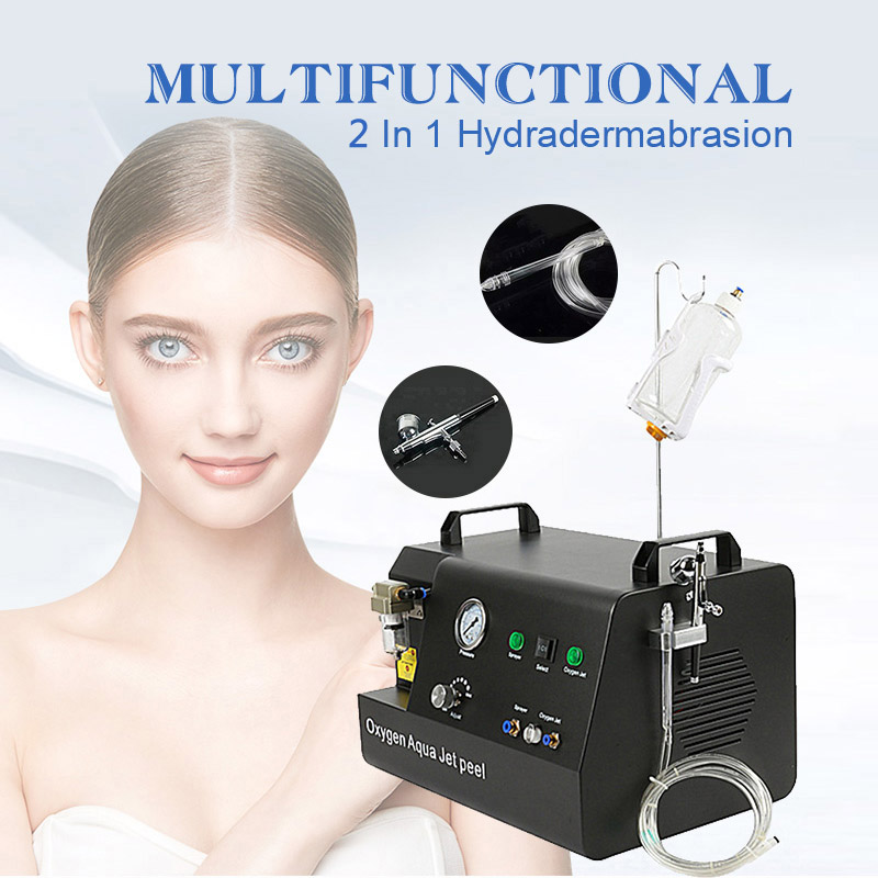 Portable Multi-functional Water Facial Oxygen Jet Peel HydraDermabrasion Deep Cleansing Dermabrasion Skin Rejuvenation Microdermabrasion Machine-image-796158012