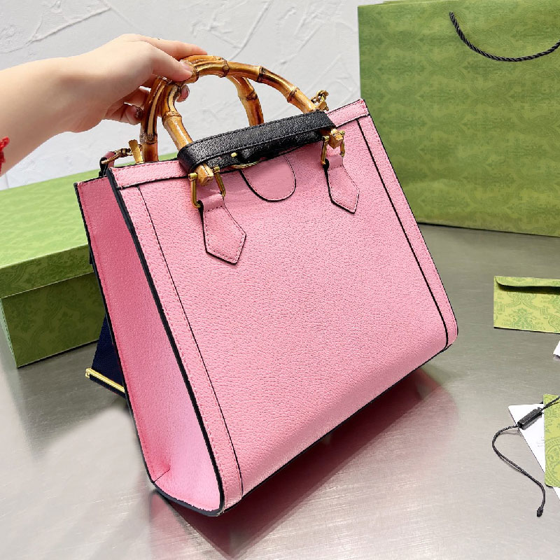 

handbag Evening bag Diana Bamboo Tote Bag Women Handbags Flap Crossbody Shop Shoulder Messenger s Purse Pouch High Quality Classic Letter Hardware, Just a box