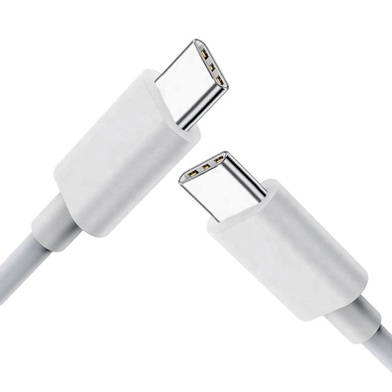 

5A PD 100W Data Cables USB C to C Samsung Charging Wire TPE 20W Cable for iPhone 8 X 11 12 13 14 Series iPad Macbook Quick Charge, White