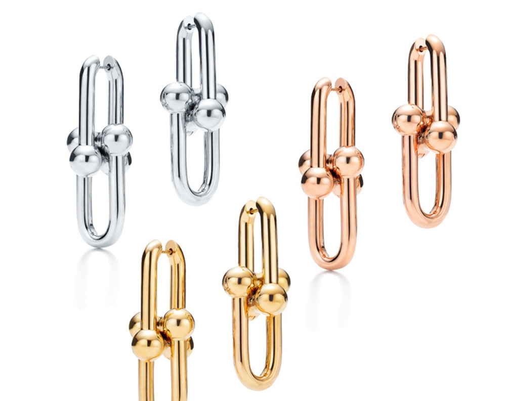 

T Family Earrings Studs U-shaped Buckle Headpiece Style Earings For Women