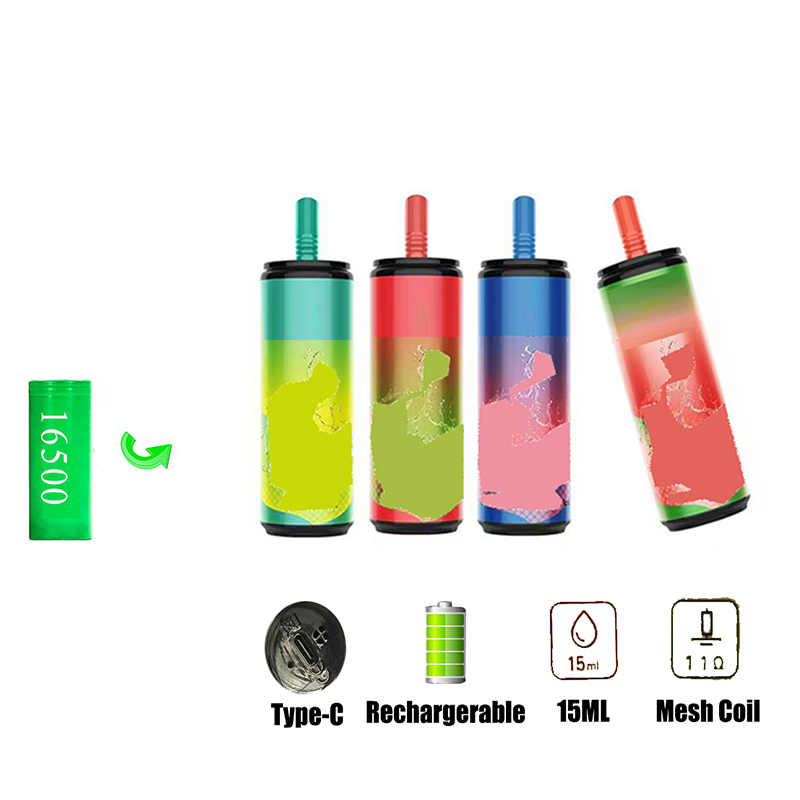 

Battery 16500 Original Fluum Bar 6000 Puffs Disposable Battery 600mAh 15ml Prefilled Pod 5% Strength Mesh Coil Kit 10pcs in a pack