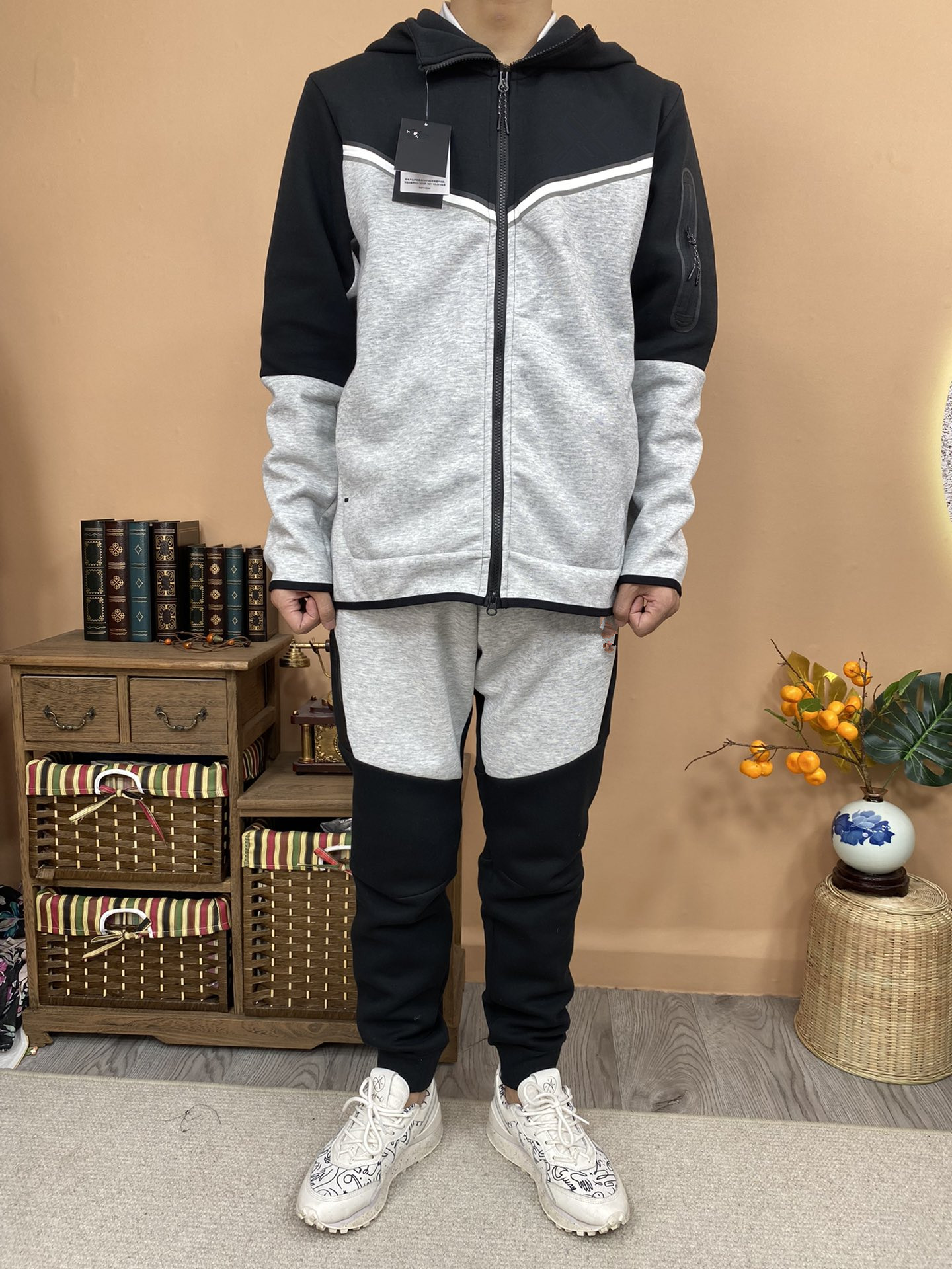 

Tech Fleeces High Quality Tracksuits Jackets Pants Mens Womens Sports Pants Hoodies Space Cotton Trousers Man Tracksuit Bottoms techfleeces men fashion, Fee