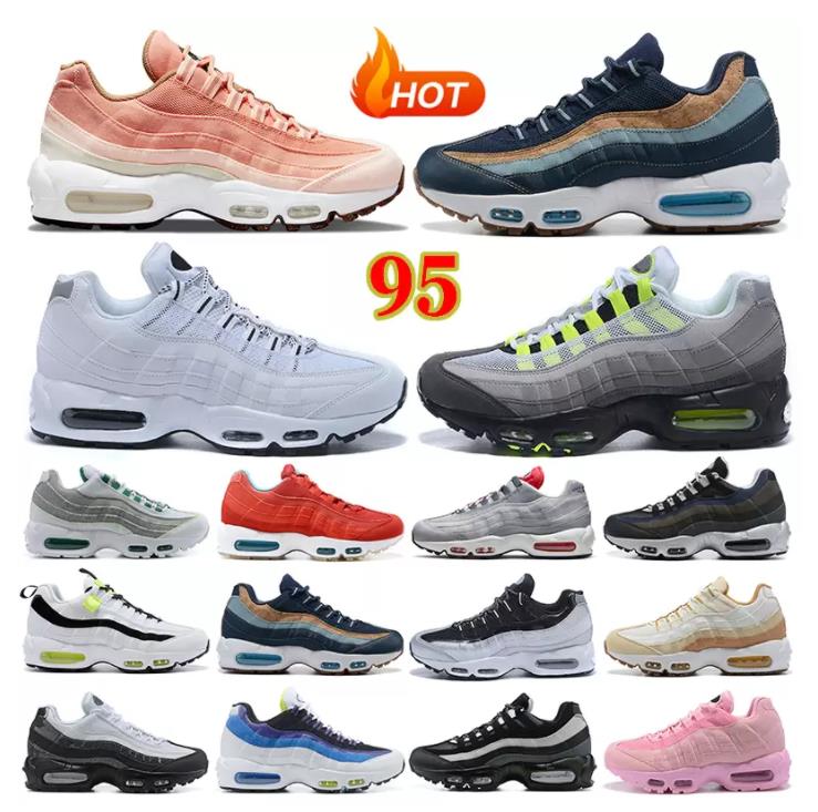 OG 95 Men Running Shoes 95s Airmax Triple Black Cork Greedy Dark Smoke Grey Light Charcoal Midnight Navy Mens Womens Trainers Sports Sneakers