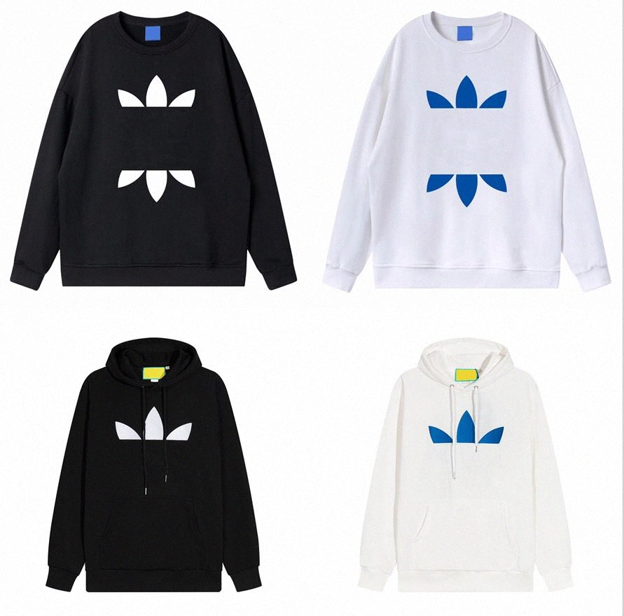

Men's Hoodies & Sweatshirts Men hoodies designer loose pullover hooded clover print mens woman letter fashion Top clothing crewneck S  L XL XXL M9cG#