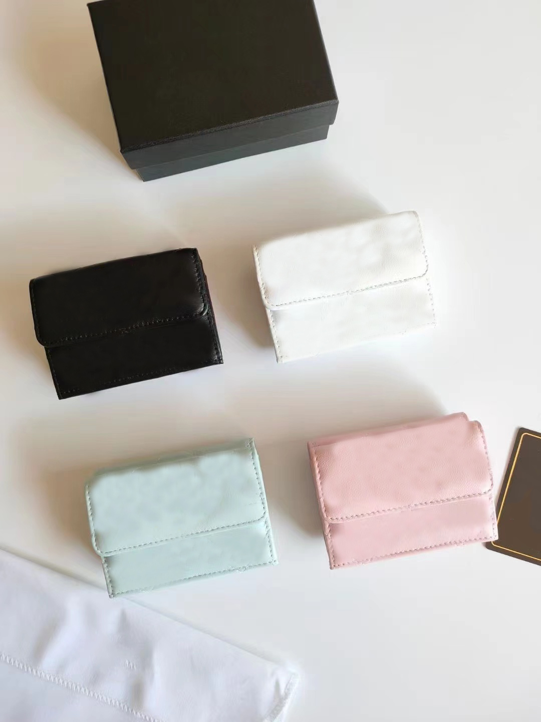 

High Quality Women purse 2021 wholesale Top Starlight designer Fashion All-match ladies single zipper Classic with box purses leather wallets Womens wallet 50089, Pink