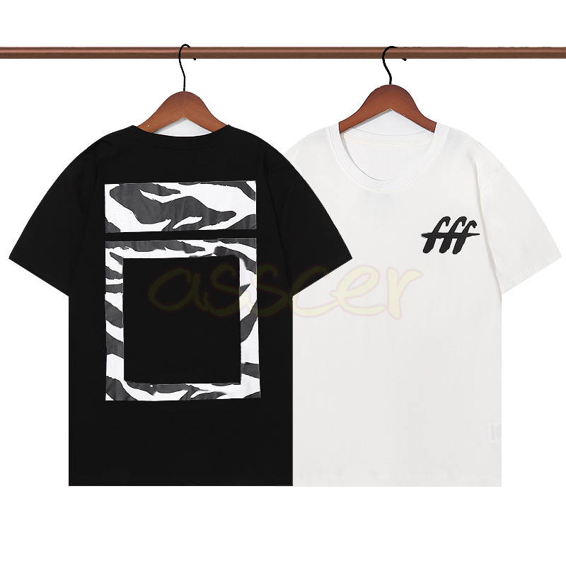 Summer Short Sleeve T Shirts High Fashion Mens Printing Tees Womens Black White Tops Loose Tee Asian Size S-3XL
