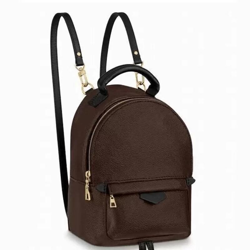 

2022 School Bags Mini Women Backpack 5 Colors Purse Luxury Handbags Designer Travel Bag Leather Wallet M44873 M44872, With logo (no box)