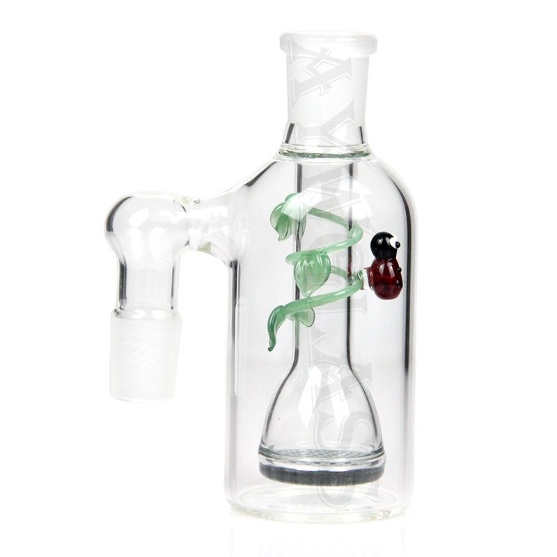 

5 inches 14mm 18mm Ash Catcher Hookah With Insect perc Dab rig Glass bong 45 & 90 Smoke Accessories Mixed Color Tobacco Accessory