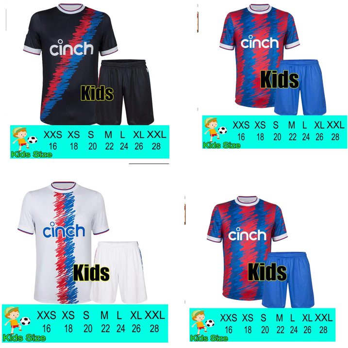 

22 23 EAGLES soccer jerseys CPFC 2022 2023 EDOUARD ZAHA MILIVOJEVIC MATETA J. AYEW SAKHO TOWNSEND MEYER SCHLUPP PALACE kids kits thailand football shirt Crystal, White