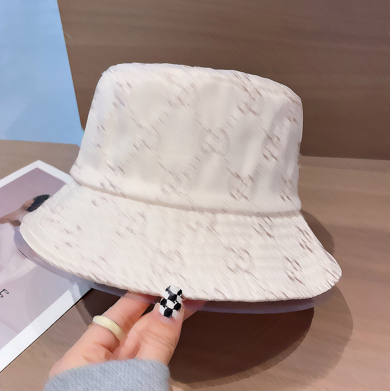 

Fashion Bucket Hat Designer Hats Man Woman Ball Cap Casual Caps High Quality, Black
