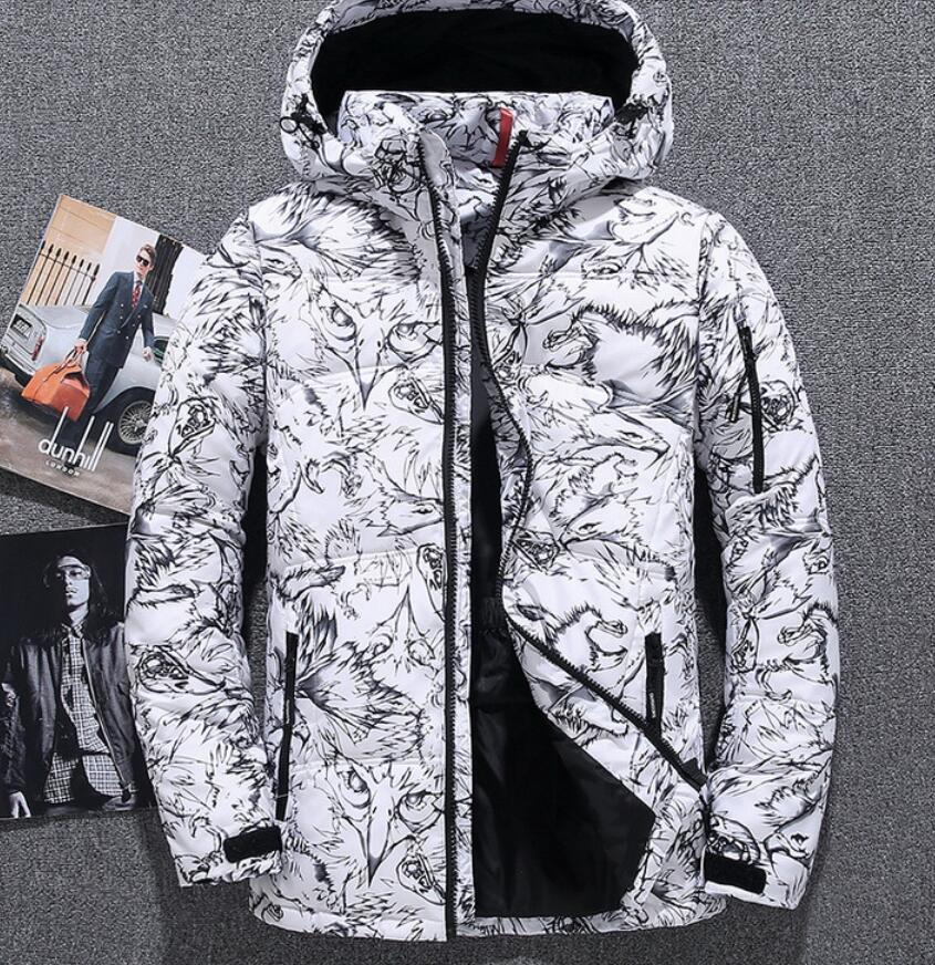 

Men Down Jacket And Coat High Quality Winter Parka Fur Hooded Long Male Thick Warm Goose Feather Tracksuit Outerwear, Black
