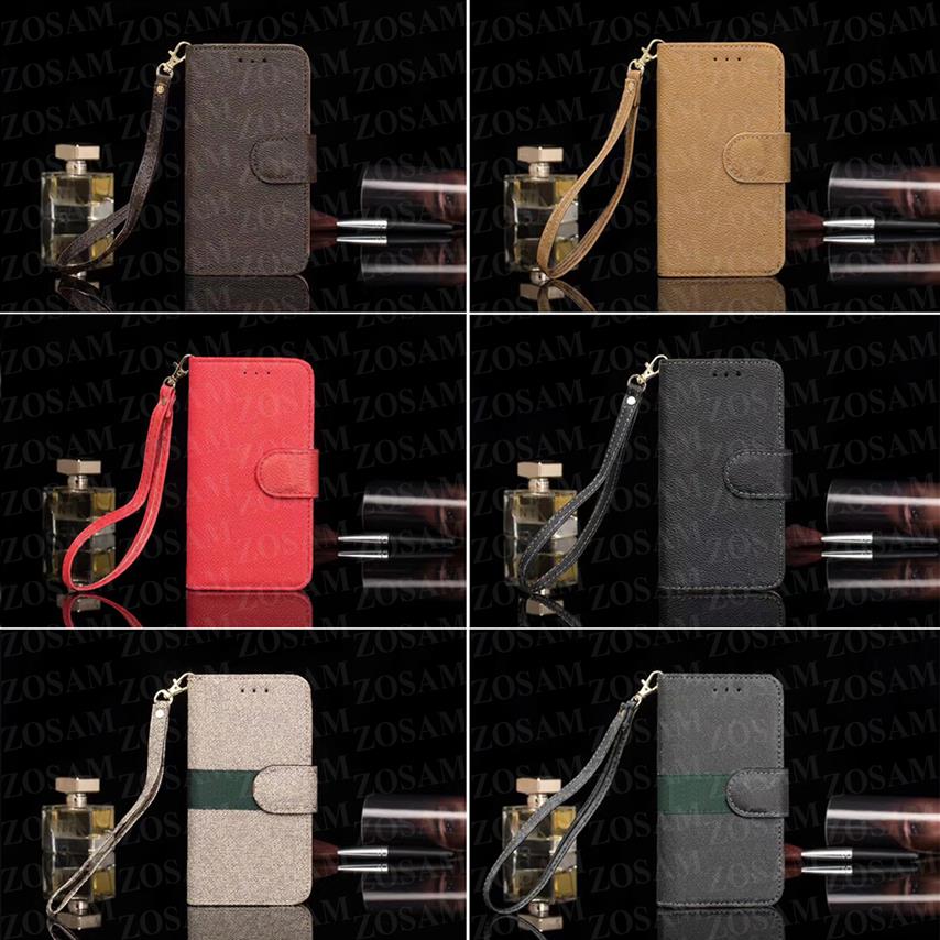 

Top Designer Wallet Phone Cases For iPhone 13 13pro 12 Mini 11 Pro Max X Xs Xr Xsmax 8 7 Plus PU Leather Case Full Body Protection Cove328K, Brown flower