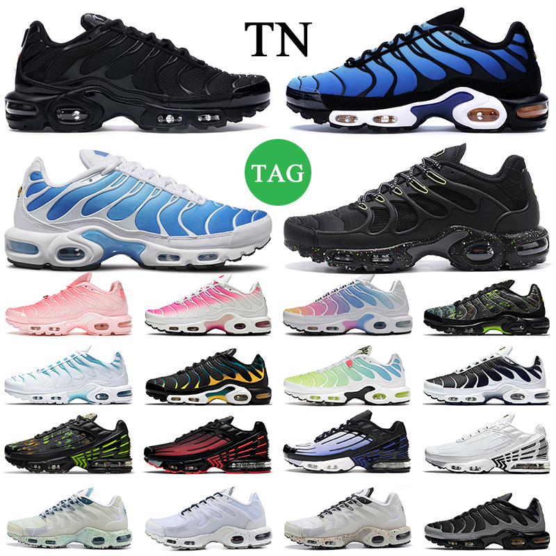 

tn 3 plus terrascape Running Shoes men women Triple White Black Barely Volt atlanta rose Aqua Silver Laser Blue Metallic Pewter tns designer mens trainers, #19