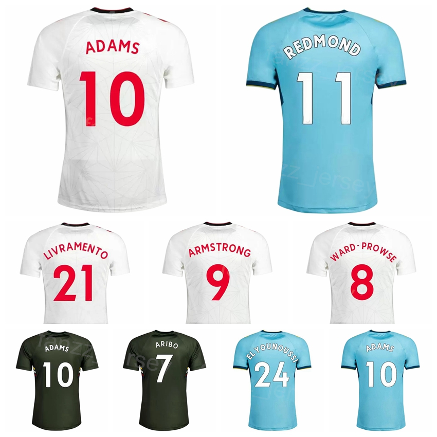 

22-23 Club FC Soccer 2 WALKER-PETERS Jerseys 8 WARD-PROWSE 7 ARIBO 45 LAVIA 22 SALISU 31 BAZUNU 19 DJENEPO 9 ARMSTRONG 37 KOTCHAP 10 ADAMS Football Shirt Kits NanAnPuDun, White